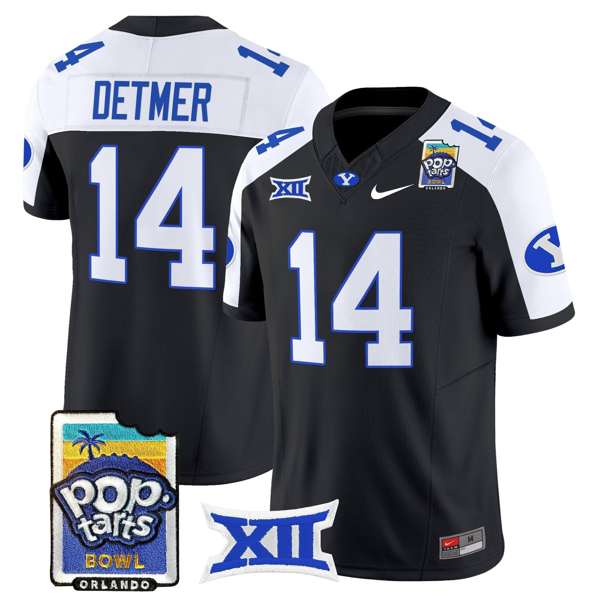 Men's BYU Cougars 2025 Pop-Tarts Bowl Vapor Limited Jersey - All Stitched