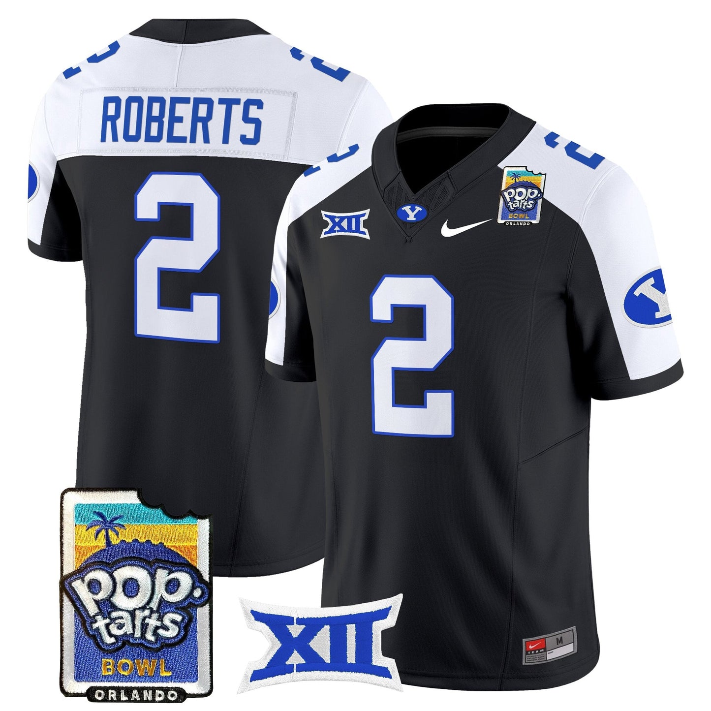 Men's BYU Cougars 2025 Pop-Tarts Bowl Vapor Limited Jersey - All Stitched