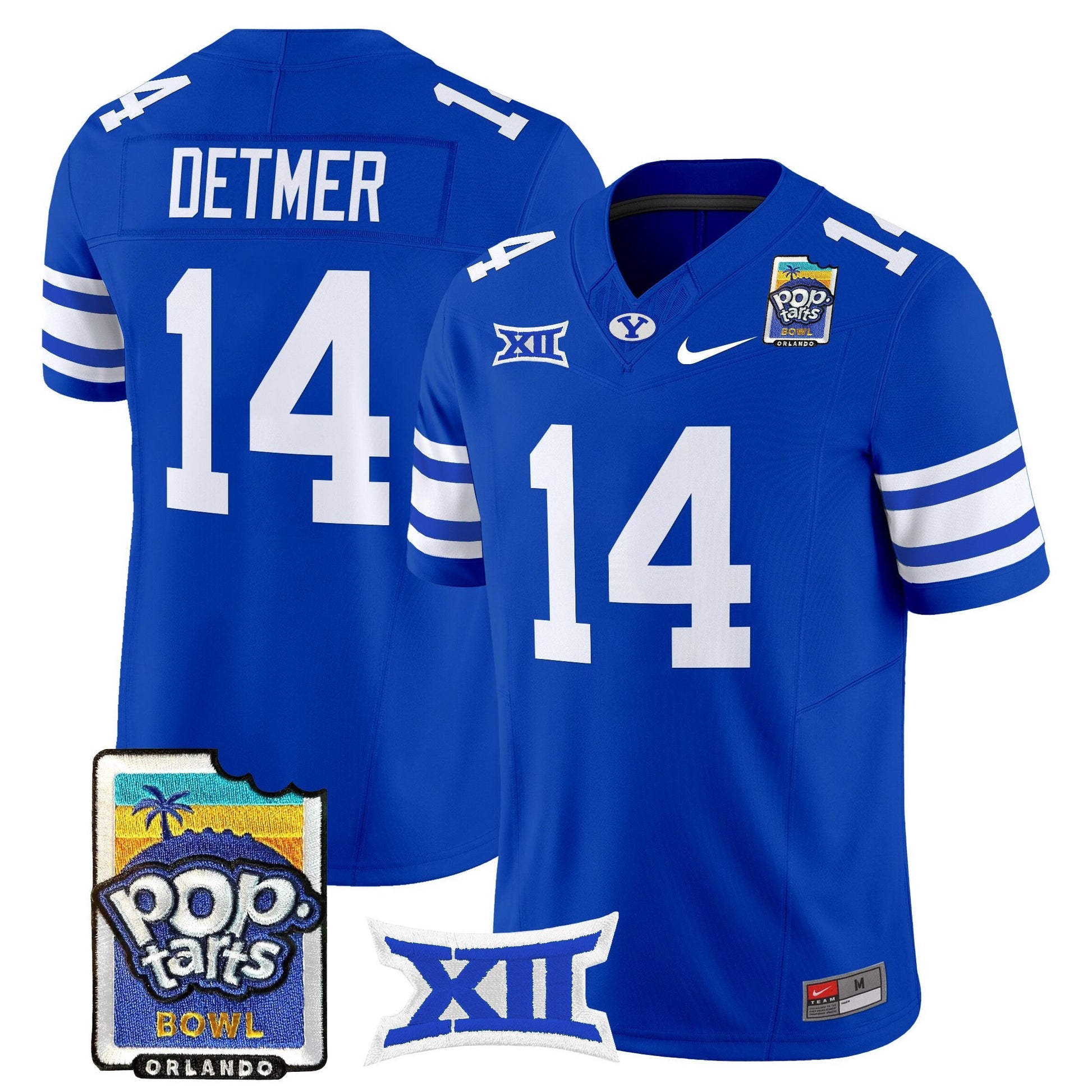 Men's BYU Cougars 2025 Pop-Tarts Bowl Vapor Limited Jersey - All Stitched