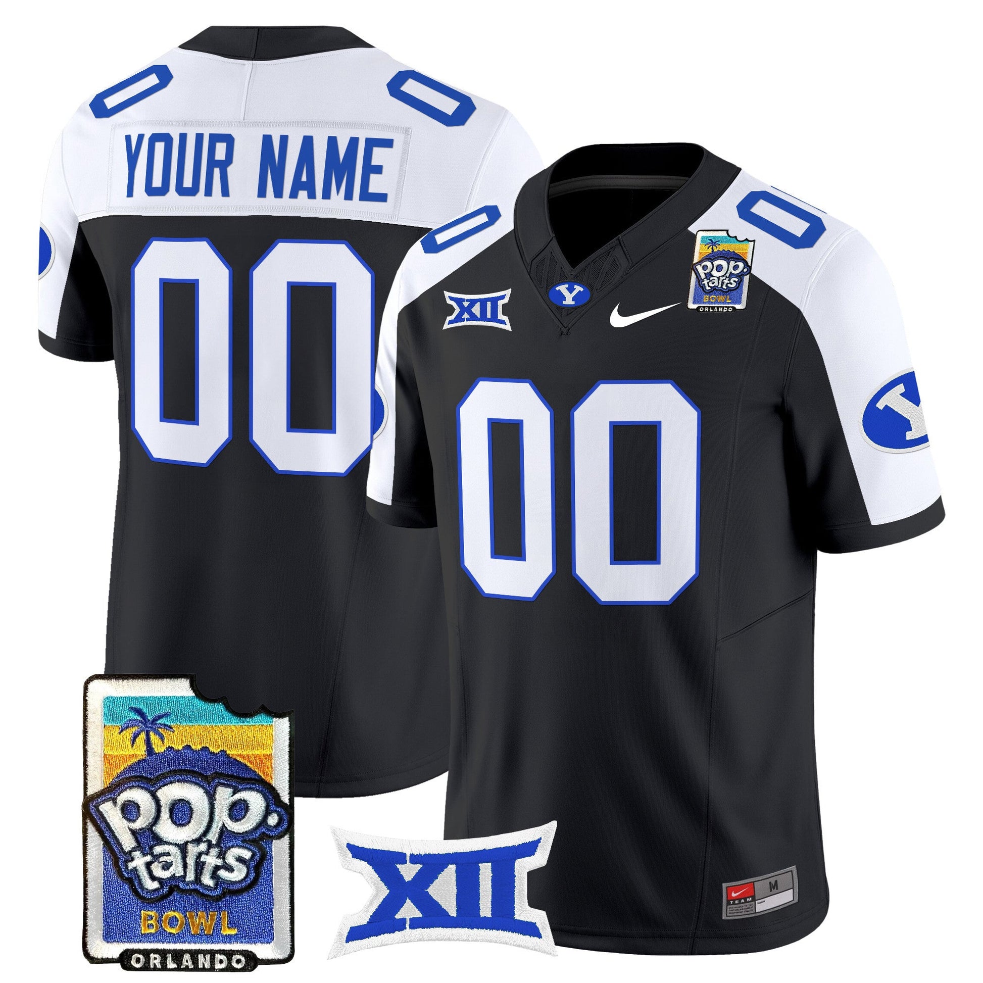 BYU Cougars 2025 Pop-Tarts Bowl Vapor Limited Custom Jersey - All Stitched