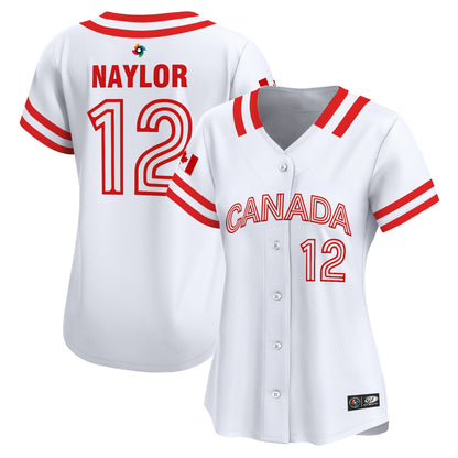 Women's Team Canada World Baseball Classic Vapor Premier Jersey - 2026 Roster (Projected Number) - All Stitched