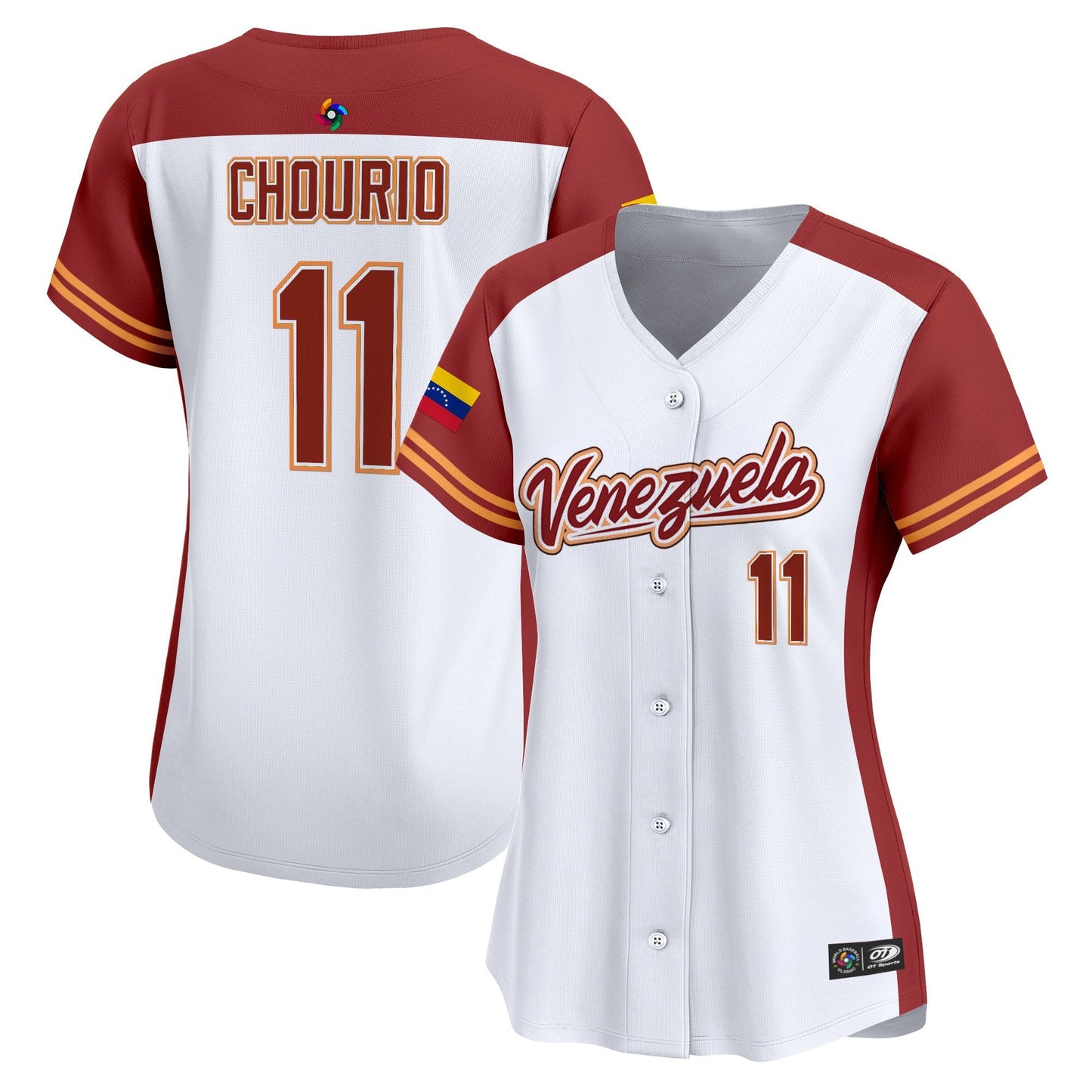 Women's Team Venezuela World Baseball Classic Vapor Premier Jersey - 2026 Roster - All Stitched
