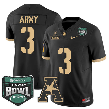 Men's Army Black Knights 2025 Fenway Bowl Vapor Limited Jersey - All Stitched