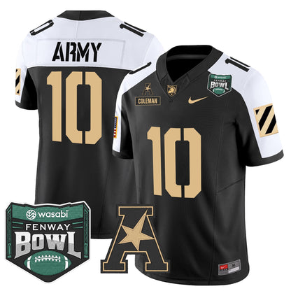 Men's Army Black Knights 2025 Fenway Bowl Vapor Limited Jersey - All Stitched