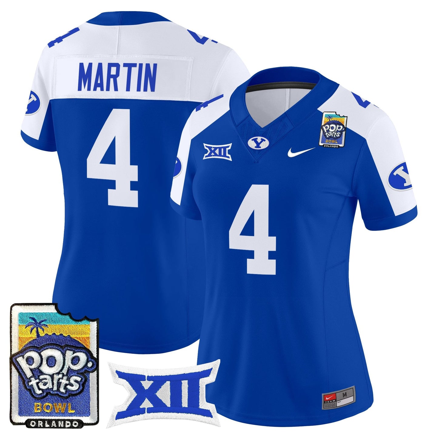 Women's BYU Cougars 2025 Pop-Tarts Bowl Vapor Limited Jersey - All Stitched