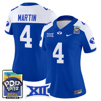 Women's BYU Cougars 2025 Pop-Tarts Bowl Vapor Limited Jersey - All Stitched