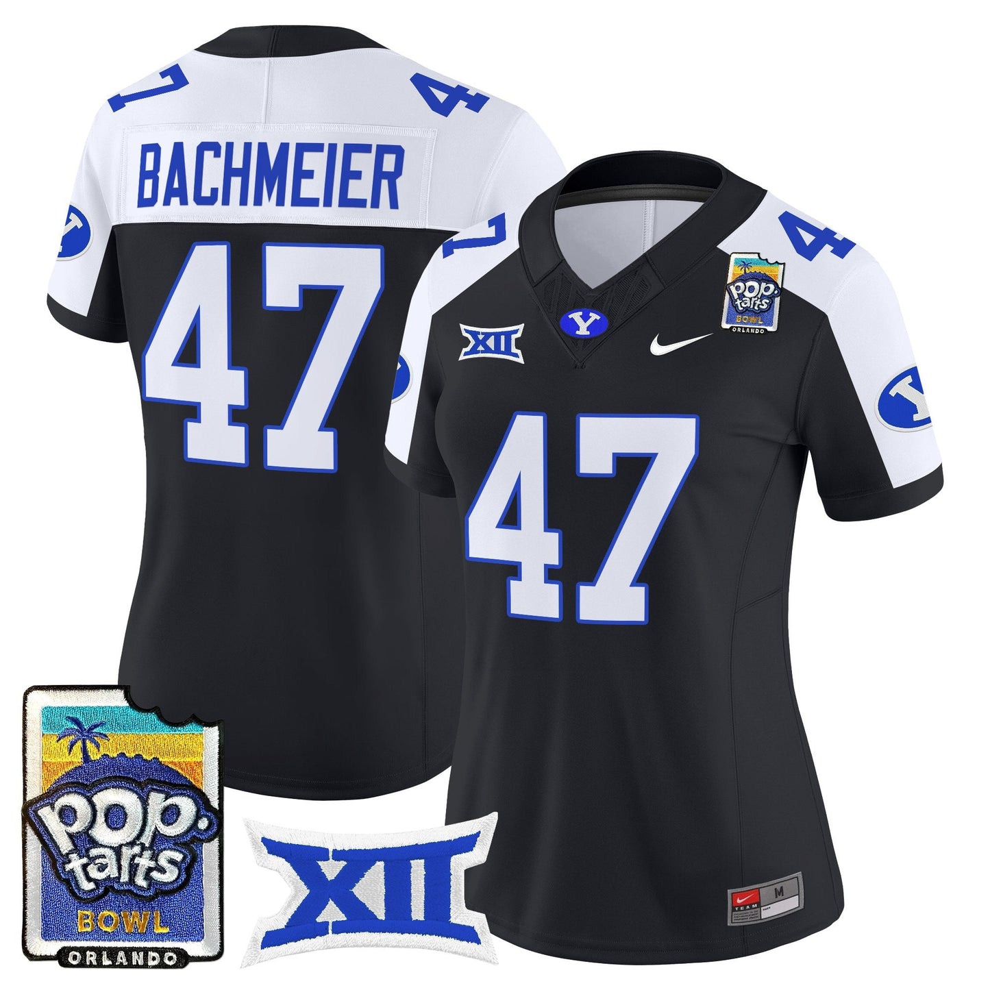Women's BYU Cougars 2025 Pop-Tarts Bowl Vapor Limited Jersey - All Stitched