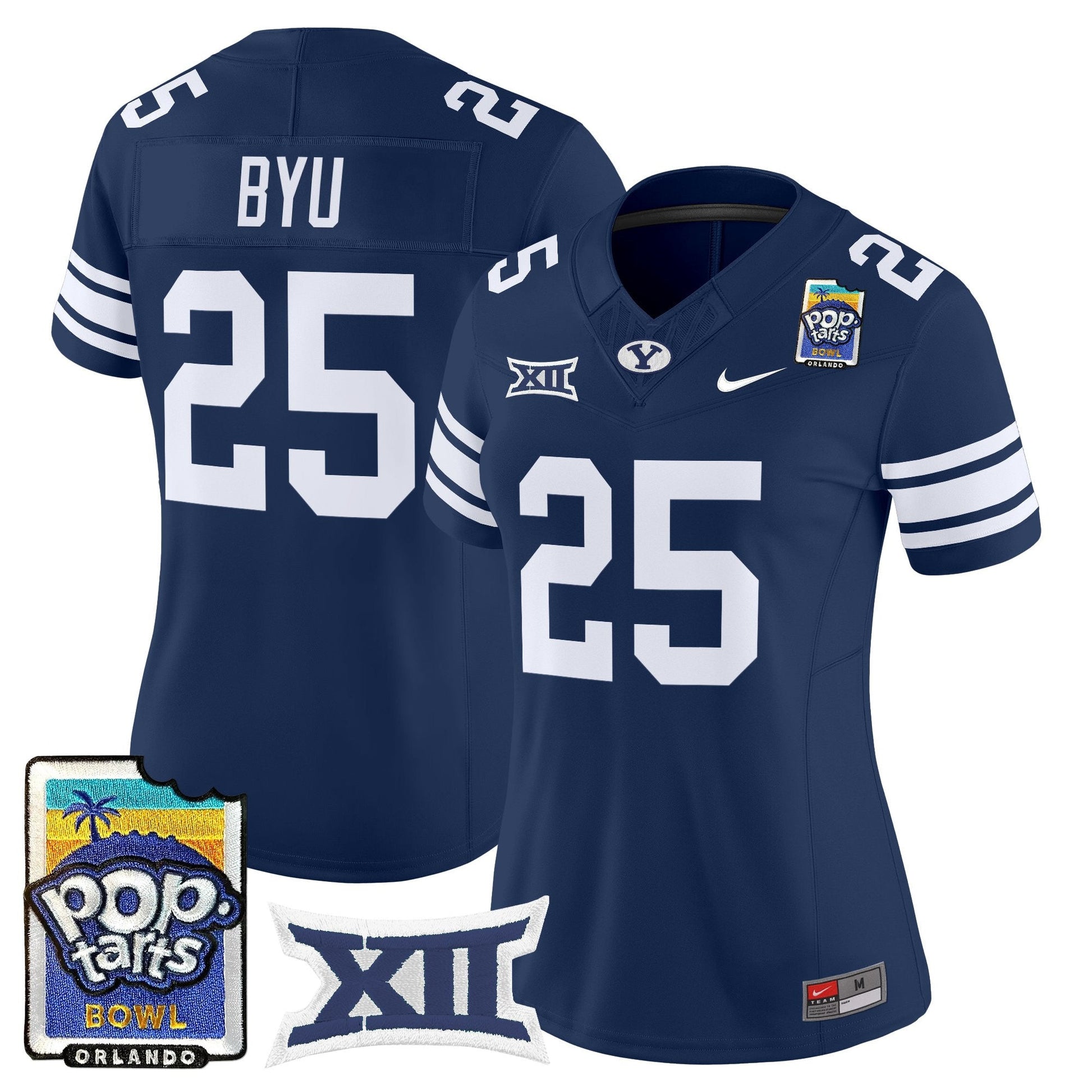 Women's BYU Cougars 2025 Pop-Tarts Bowl Vapor Limited Jersey - All Stitched