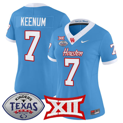 Women's Houston Cougars 2025 Texas Bowl Vapor Limited Jersey - All Stitched
