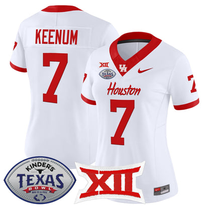 Women's Houston Cougars 2025 Texas Bowl Vapor Limited Jersey - All Stitched