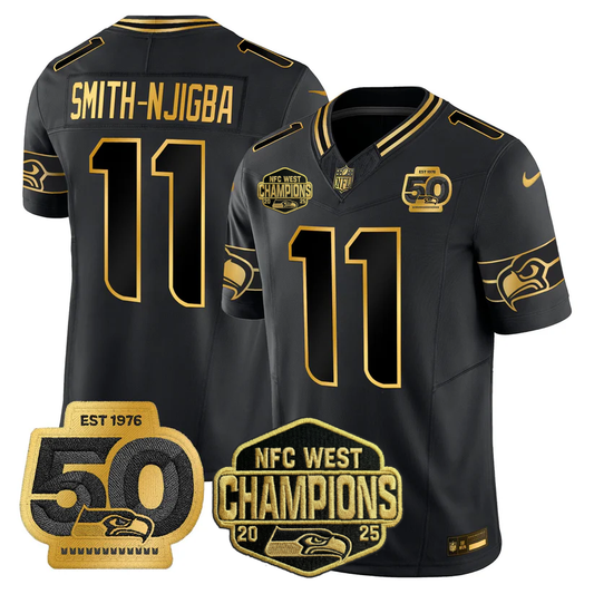 SEA 2026 NFC West Champions Limited Jersey - 50th Season Patch - Stitched n2