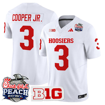 Men's Indiana Hoosiers 2026 Peach Bowl Vapor Limited Jersey - All Stitched