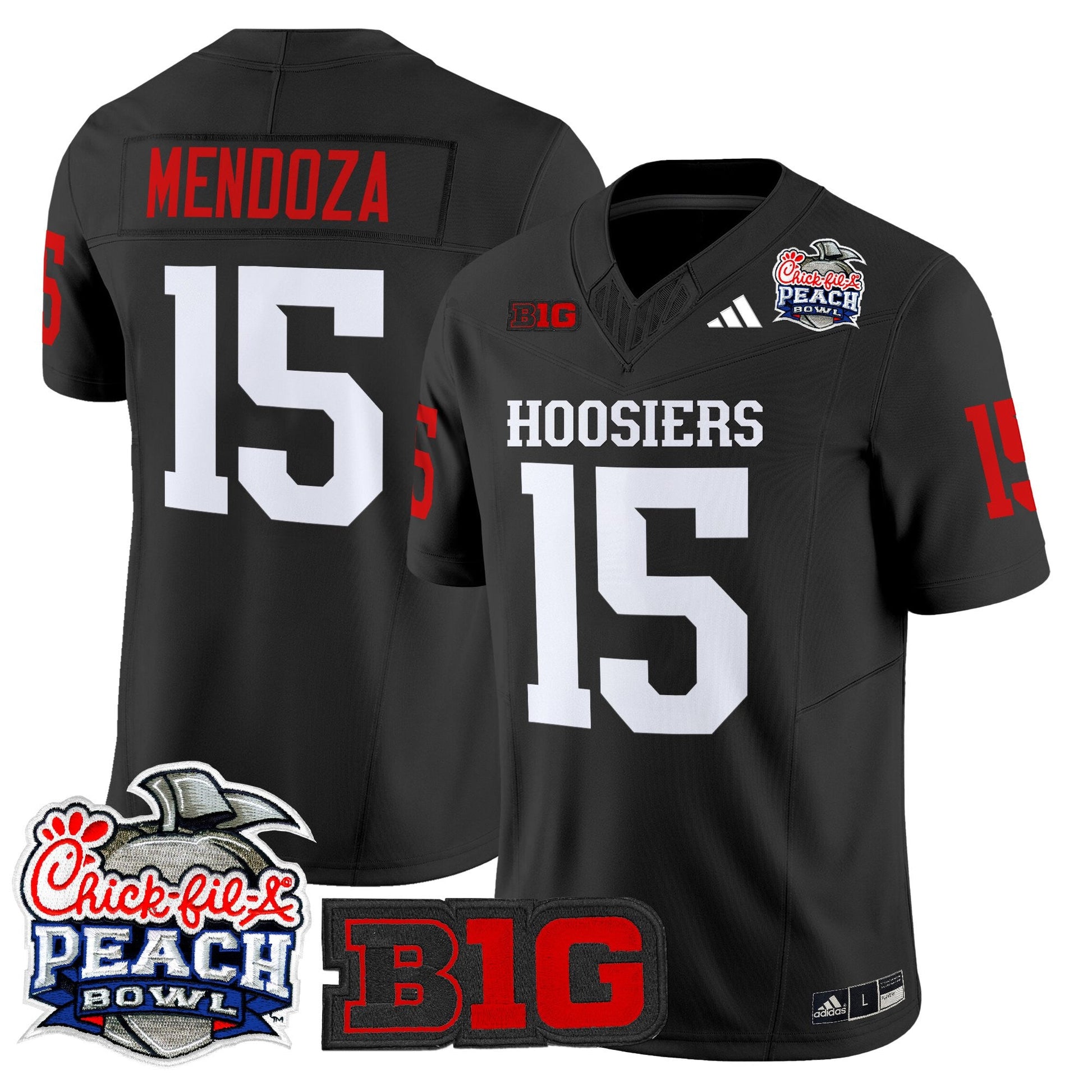 Men's Indiana Hoosiers 2026 Peach Bowl Vapor Limited Jersey - All Stitched