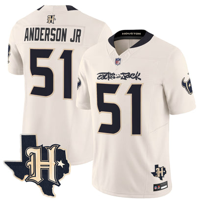 Men's Houston Texans x Cactus Jack Vapor Limited Jersey - All Stitched