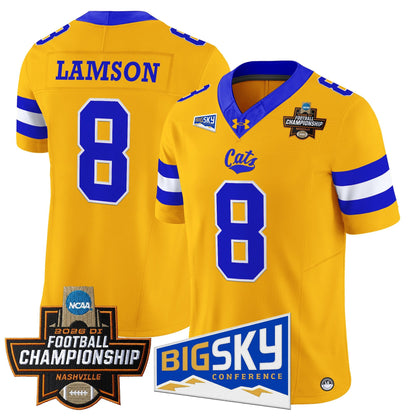 Men's Montana State Bobcats 2026 Football Championship Vapor Limited Jersey - All Stitched