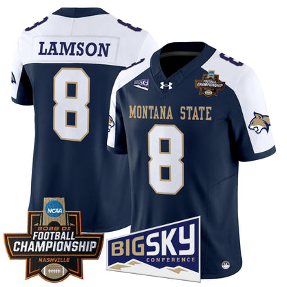 Men's Montana State Bobcats 2026 Football Championship Vapor Limited Jersey - All Stitched