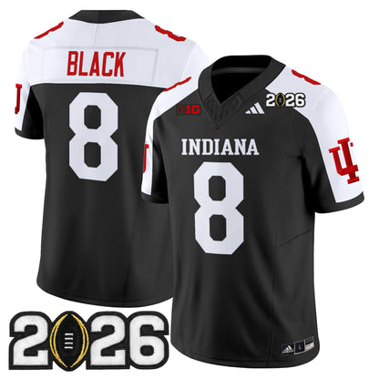 Men's Indiana Hoosiers 2026 CFP Final Patch Vapor Limited Jersey V2 - All Stitched