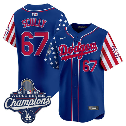 Men's Los Angeles Dodgers "America250 Edition" Vapor Premier Limited Jersey - All Stitched
