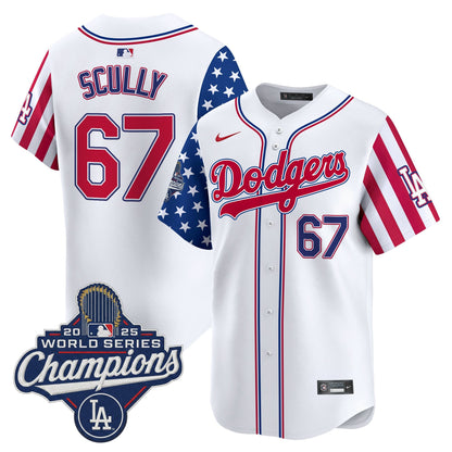 Men's Los Angeles Dodgers "America250 Edition" Vapor Premier Limited Jersey - All Stitched