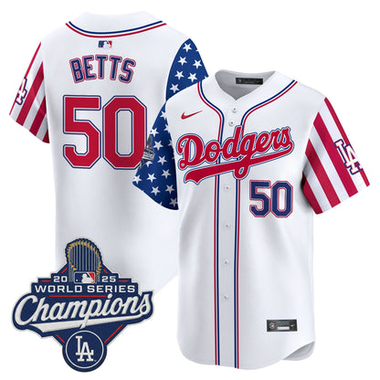 Men's Los Angeles Dodgers "America250 Edition" Vapor Premier Limited Jersey - All Stitched
