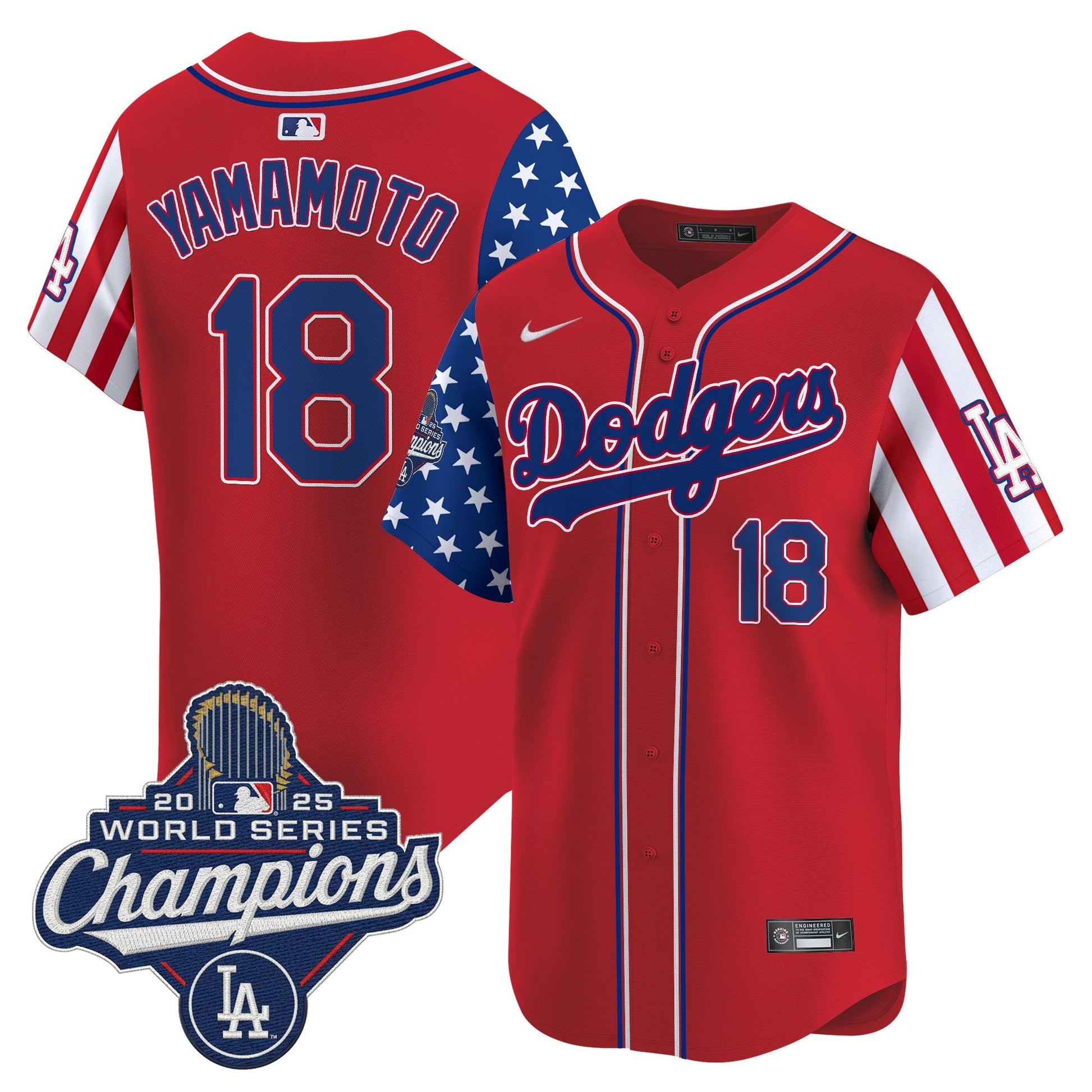 Men's Los Angeles Dodgers "America250 Edition" Vapor Premier Limited Jersey - All Stitched