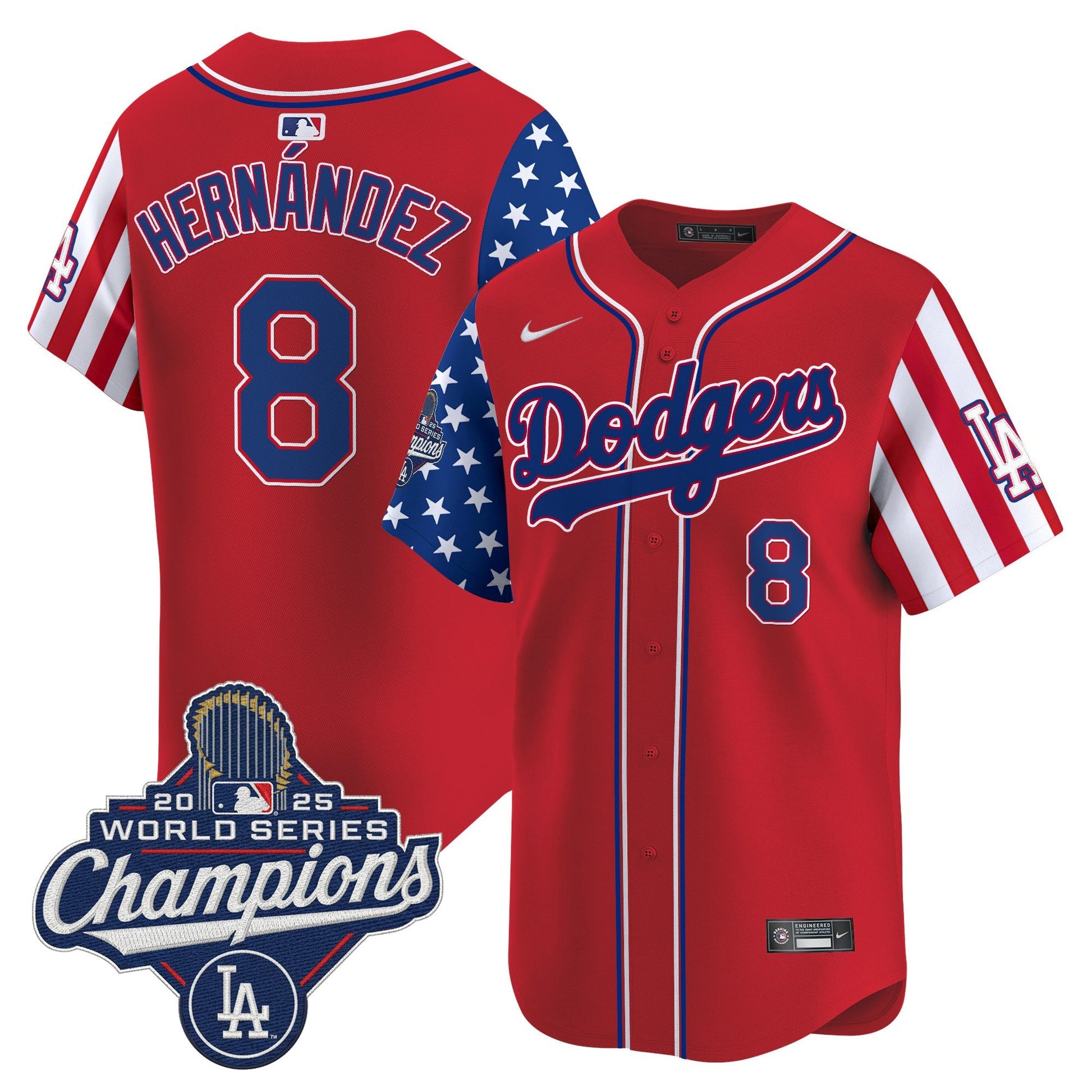 Men's Los Angeles Dodgers "America250 Edition" Vapor Premier Limited Jersey - All Stitched