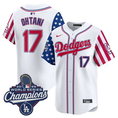 Men's Los Angeles Dodgers "America250 Edition" Vapor Premier Limited Jersey - All Stitched