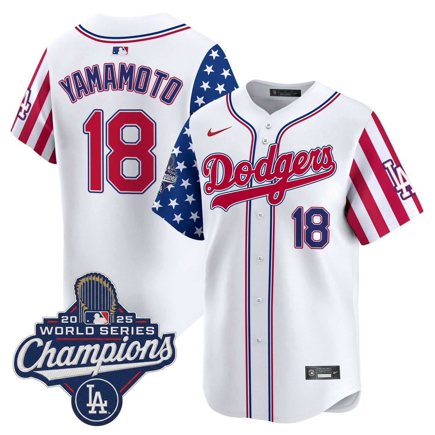 Men's Los Angeles Dodgers "America250 Edition" Vapor Premier Limited Jersey - All Stitched