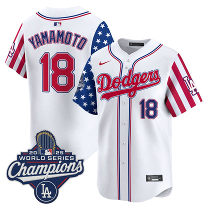 Men's Los Angeles Dodgers "America250 Edition" Vapor Premier Limited Jersey - All Stitched