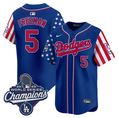 Men's Los Angeles Dodgers "America250 Edition" Vapor Premier Limited Jersey - All Stitched