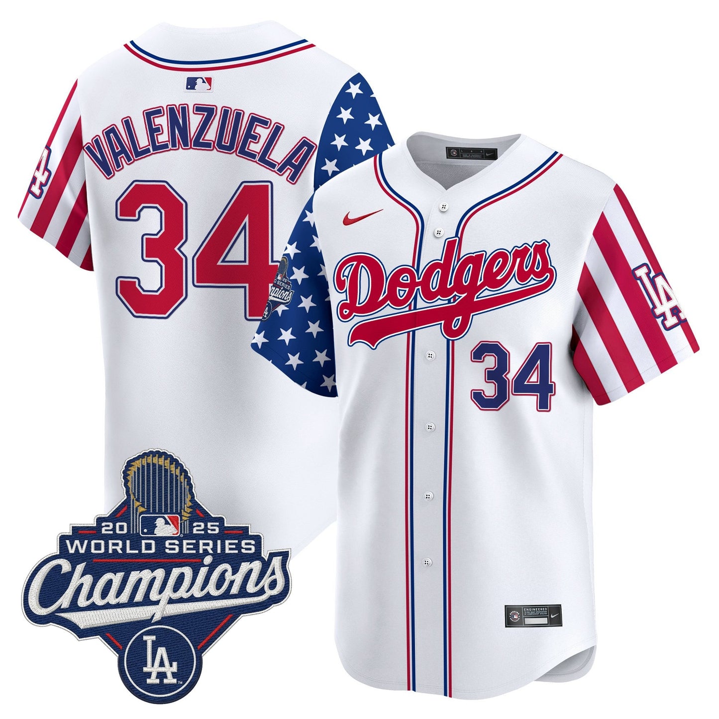Men's Los Angeles Dodgers "America250 Edition" Vapor Premier Limited Jersey - All Stitched