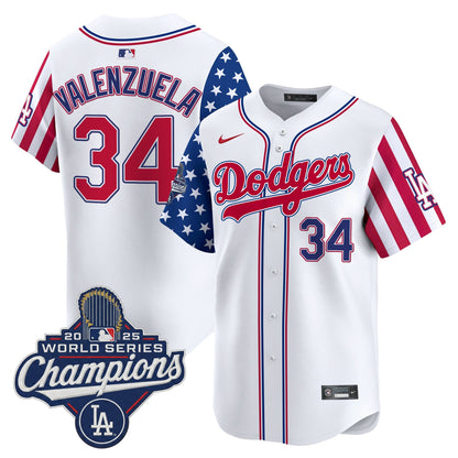 Men's Los Angeles Dodgers "America250 Edition" Vapor Premier Limited Jersey - All Stitched