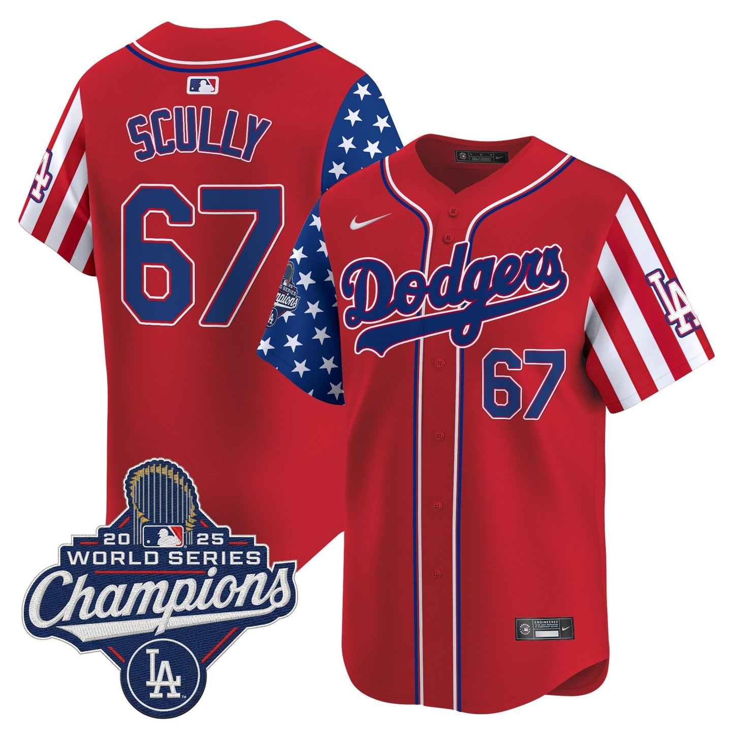 Men's Los Angeles Dodgers "America250 Edition" Vapor Premier Limited Jersey - All Stitched