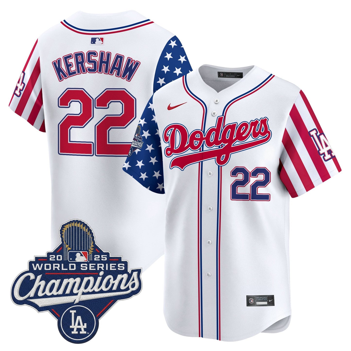 Men's Los Angeles Dodgers "America250 Edition" Vapor Premier Limited Jersey - All Stitched