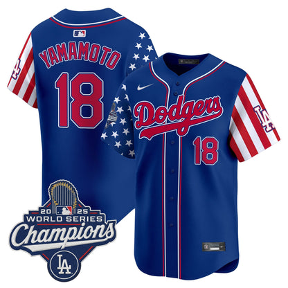 Men's Los Angeles Dodgers "America250 Edition" Vapor Premier Limited Jersey - All Stitched