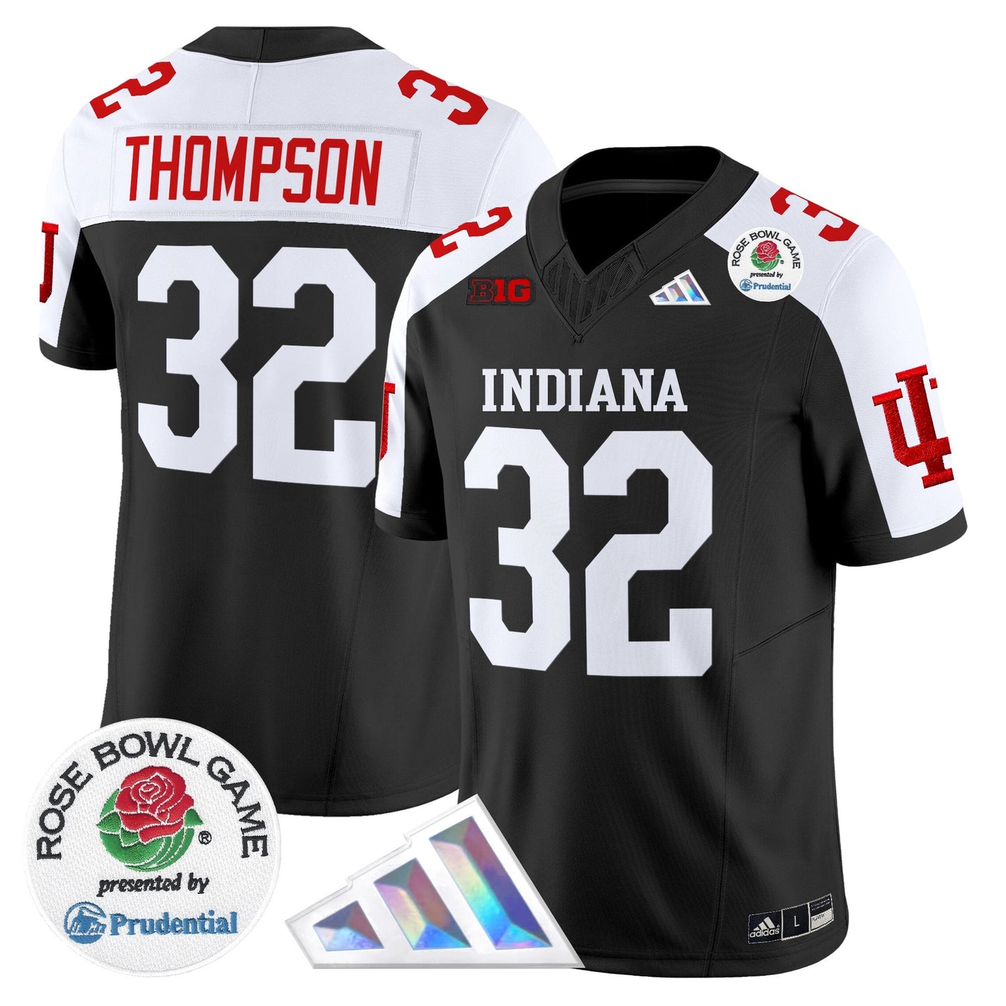 Men's Indiana Hoosiers 2025 Rose Bowl Vapor Limited Jersey V2 - All Stitched