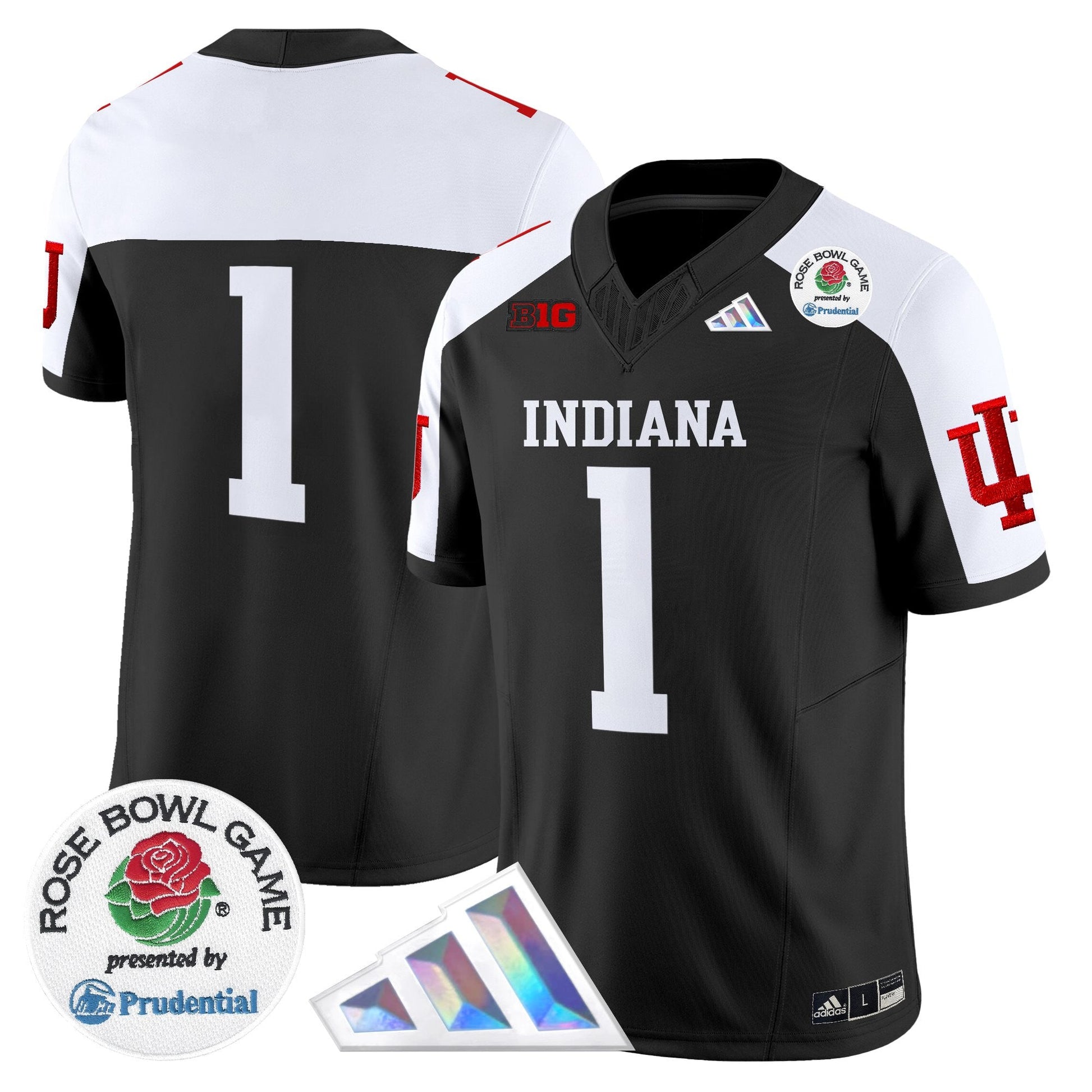 Men's Indiana Hoosiers 2025 Rose Bowl Vapor Limited Jersey V2 - All Stitched