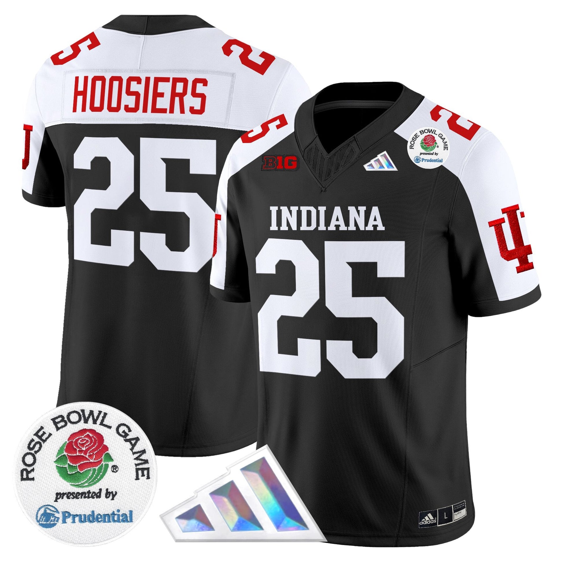 Men's Indiana Hoosiers 2025 Rose Bowl Vapor Limited Jersey V2 - All Stitched