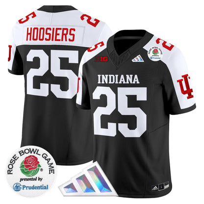 Men's Indiana Hoosiers 2025 Rose Bowl Vapor Limited Jersey V2 - All Stitched