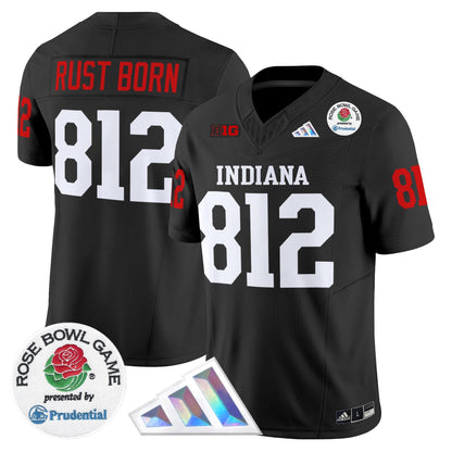 Men's Indiana Hoosiers 2025 Rose Bowl Vapor Limited Jersey V2 - All Stitched