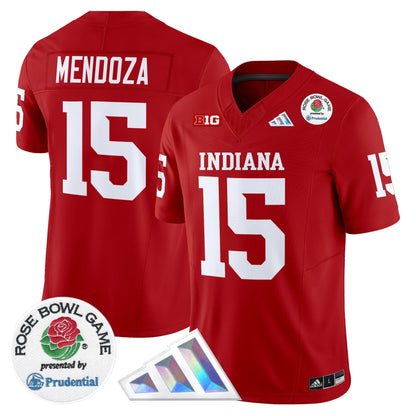 Men's Indiana Hoosiers 2025 Rose Bowl Vapor Limited Jersey V2 - All Stitched