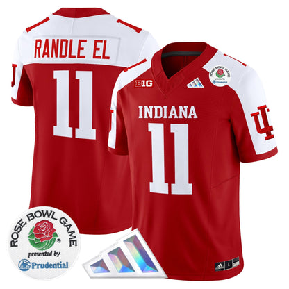 Men's Indiana Hoosiers 2025 Rose Bowl Vapor Limited Jersey V2 - All Stitched
