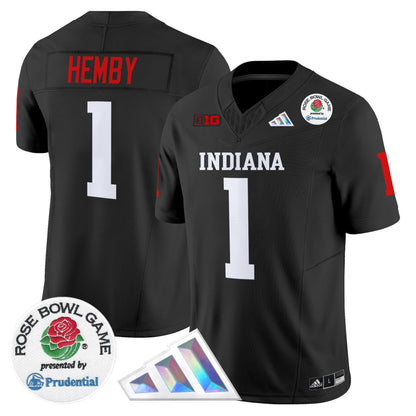 Men's Indiana Hoosiers 2025 Rose Bowl Vapor Limited Jersey V2 - All Stitched