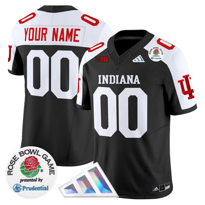 Indiana Hoosiers 2025 Rose Bowl Vapor Limited Custom Jersey V2 - All Stitched