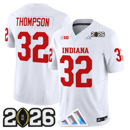 Men's Indiana Hoosiers 2026 CFP Final Patch Vapor Limited Jersey V3 - All Stitched