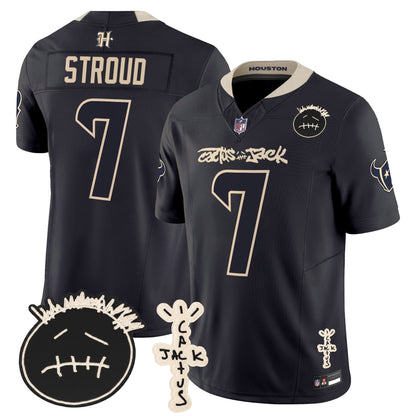 Men's Houston Texans x Cactus Jack Vapor Limited Jersey V2 - All Stitched