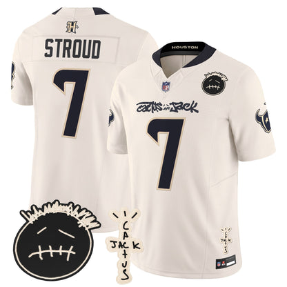 Men's Houston Texans x Cactus Jack Vapor Limited Jersey V2 - All Stitched