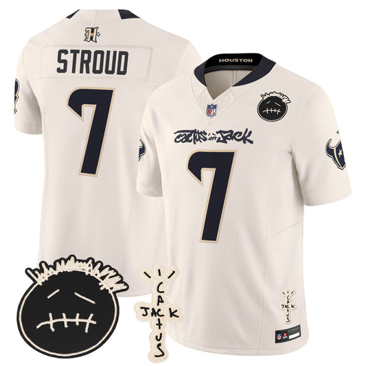 Men's Houston Texans x Cactus Jack Vapor Limited Jersey V2 - All Stitched