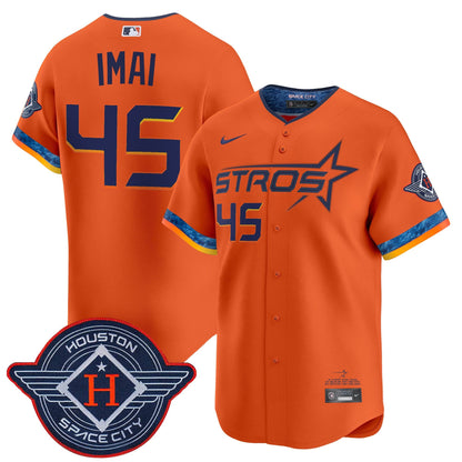 Men's Houston Astros 2025 City Connect Vapor Premier Limited Jersey - All Stitched