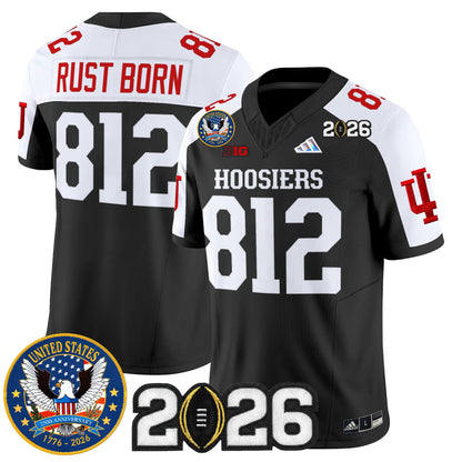 Men's Indiana Hoosiers "United States 250th Anniversary Patch" Vapor Limited Jersey - All Stitched